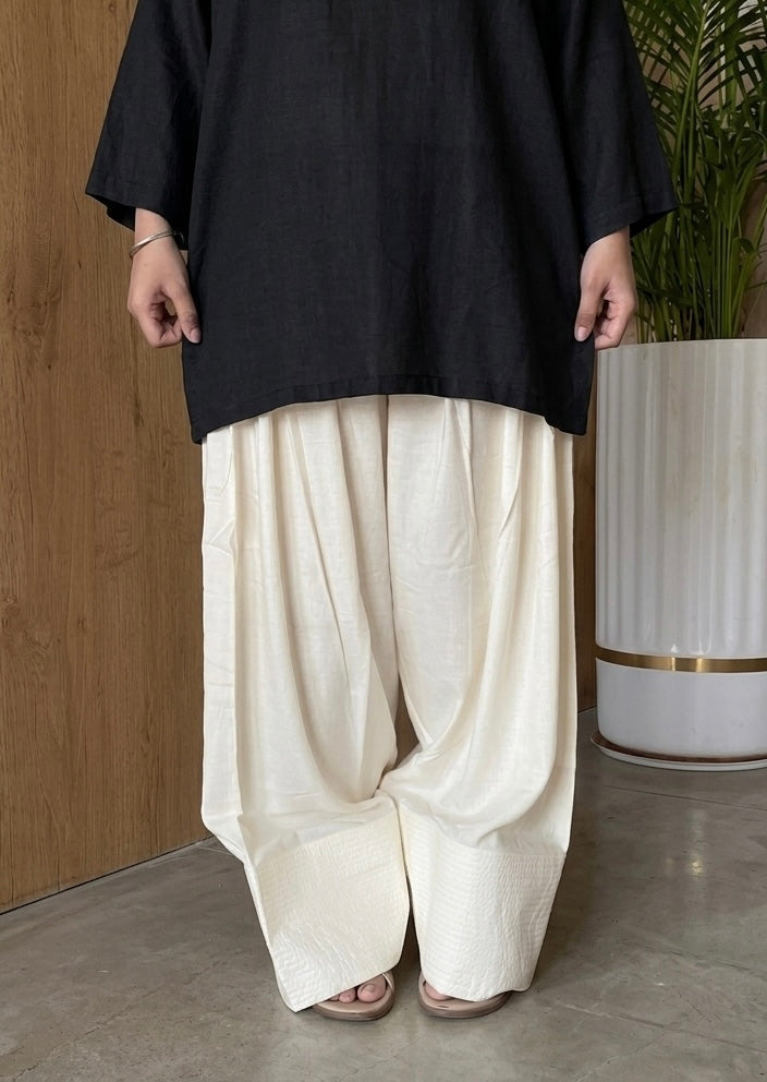 Amrah Wears Classic Black Straight Kurta & Patiala Set
